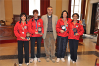 Premiazione atlete assta
