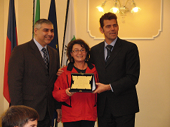 Silvana Pierini premiata dal sindaco Mangialardi